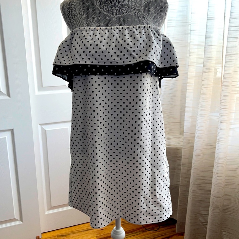 Strapless dress